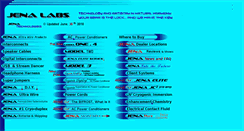 Desktop Screenshot of jenalabs.com